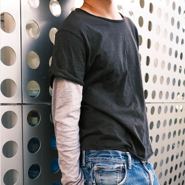 리키 2 R.L Long Sleeve 레이어드 롱슬리브 