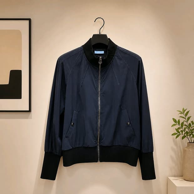 랑방 블랑(LANVIN BLANC) 2023 집업 블루종 점퍼 S사이즈