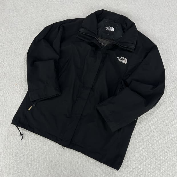 노스페이스 고어텍스 블랙 바람막이 실측가단 95 m 사이즈