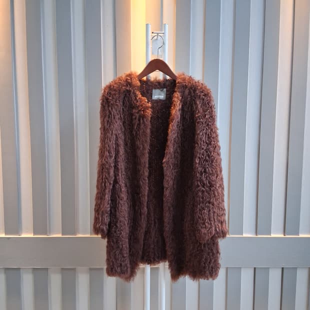 프리미엄 리얼 양털코트