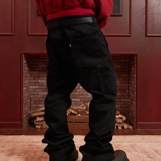 아르반 새깅 플레어 팬츠 솔리드 블랙 2