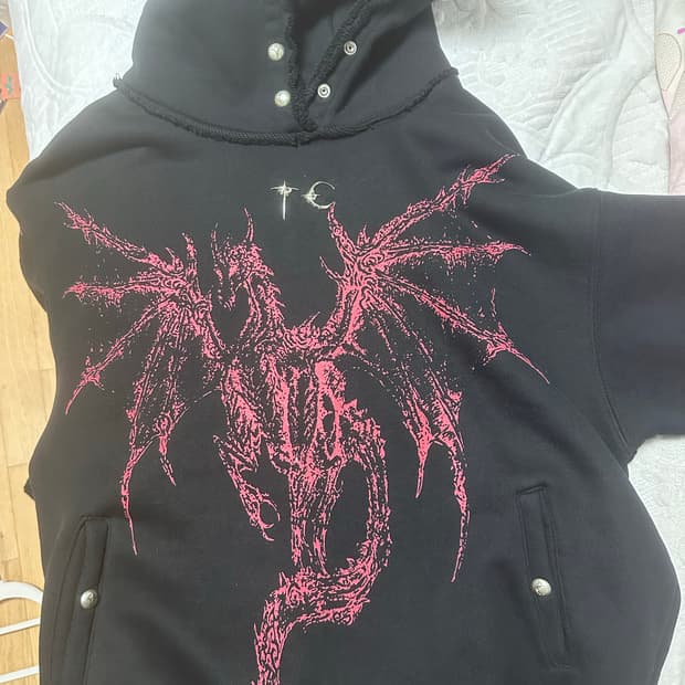 떠그클럽 드래곤 후드티