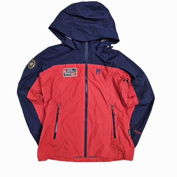 ​[95] 밀레 M-리미티드 고어텍스 패치 방수 자켓 레드/네이비