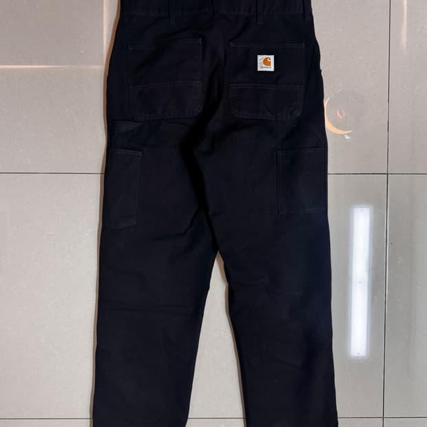 칼하트 더블니 블랙 34