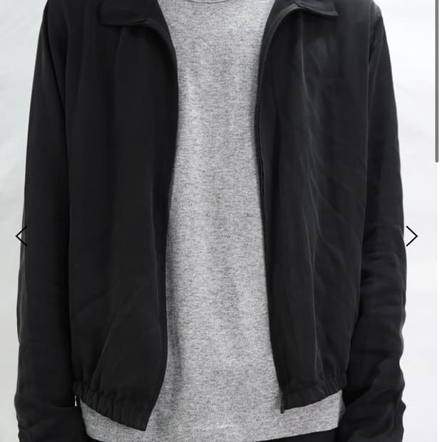 les Tailored cupra zip-up 큐프라집업