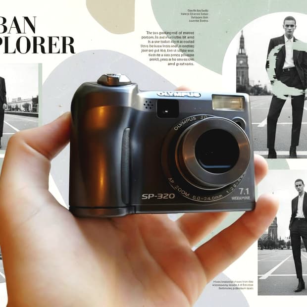 무료배송)올림푸스 SP-320 빈티지 디카