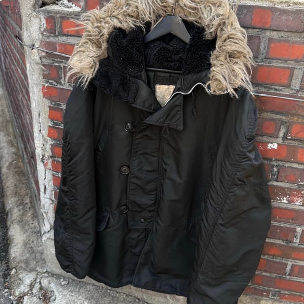 알파인더스트리 오리지널 퍼후드 N-3B 파카