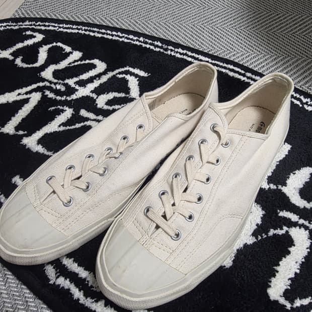 일본 대표 단화 문스타 짐클래식 크림 1회착