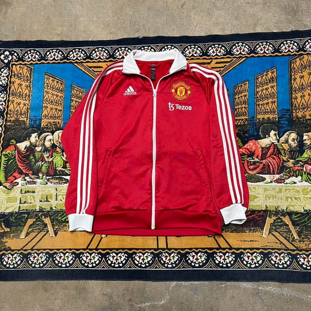 대장급 아디다스 맨체스터 유나이티드 22-23 시즌 트랙탑 져지