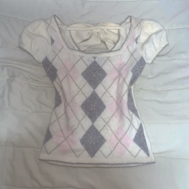 [제시]세실맥비 아가일 니트 히메갸루 오네갸루 stc 달천깔 리즈리사