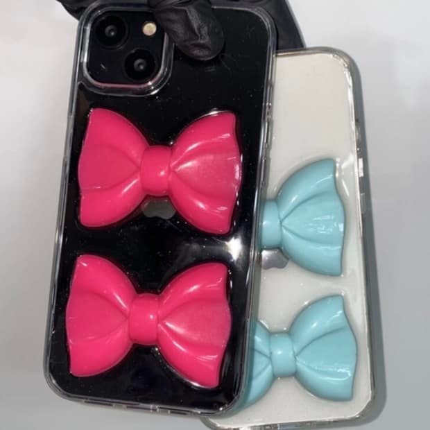 봅스튜디오 viva magenta ribbon phonecase 아이폰1