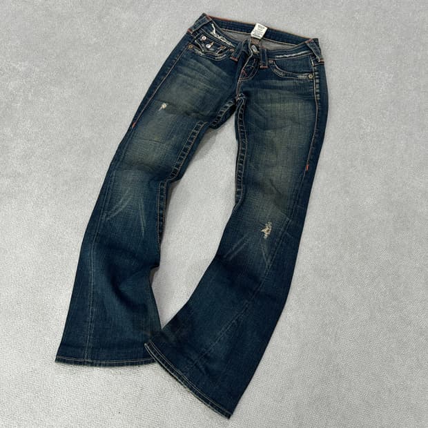 트루릴리젼 부츠컷 데님 