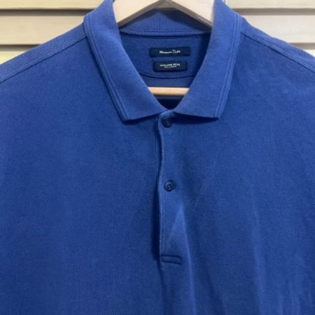 마시모뚜띠 남성 PK카라반팔티셔츠 XL