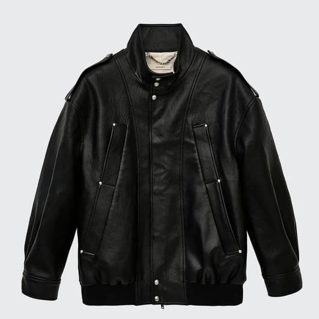 문선 unisex 레더자켓 사이즈L