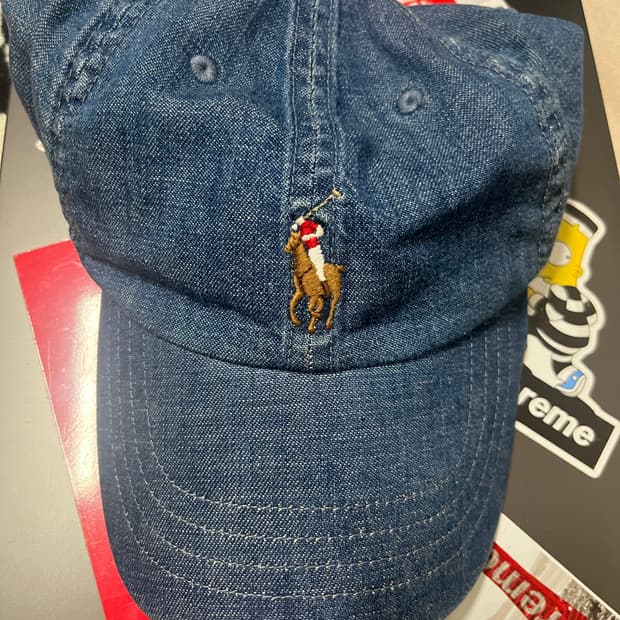 폴로 랄프로렌 데님볼캡 free