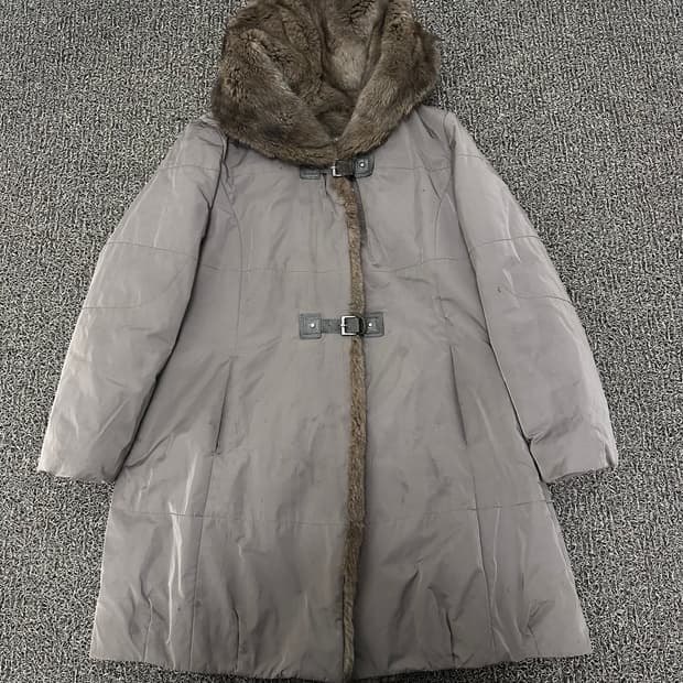 LUCIANO CHOI 루시아노최 양가죽 퍼 여성 코트 자켓 90사이즈