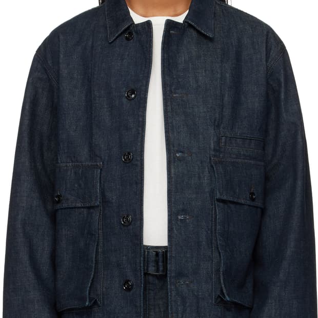 [XL] 르메르 박시 자켓 인디고