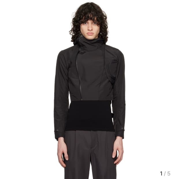 혜인서 크롭 쉘 자켓 블랙 3사이즈