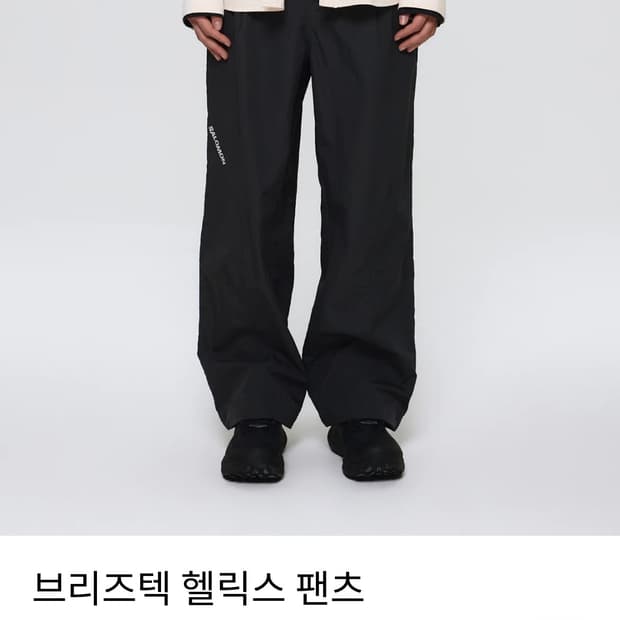 살로몬 브리즈텍 헬릭스 팬츠 (미착용, 블랙)