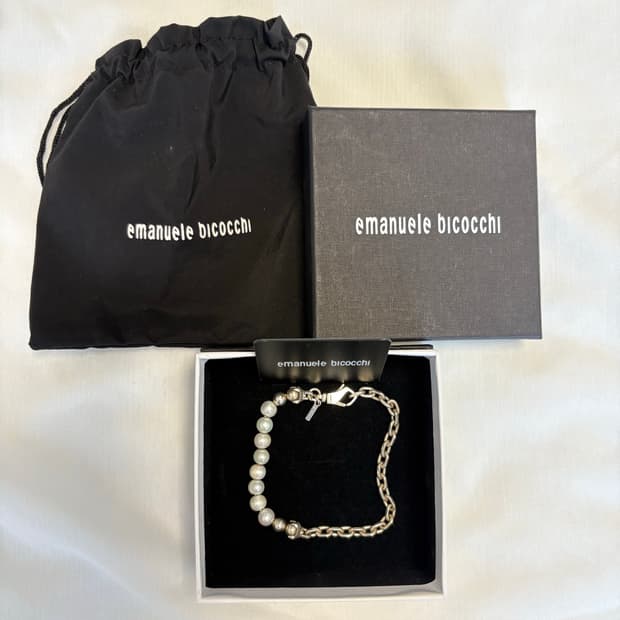 Emanuel bicocchi 진주 팔찌 