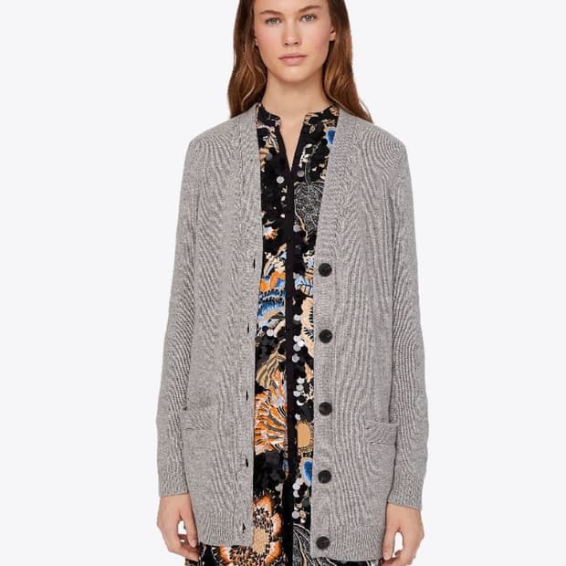 토리버치  Tory Burch 캐시미어 블랜딩 가디건 L사이즈