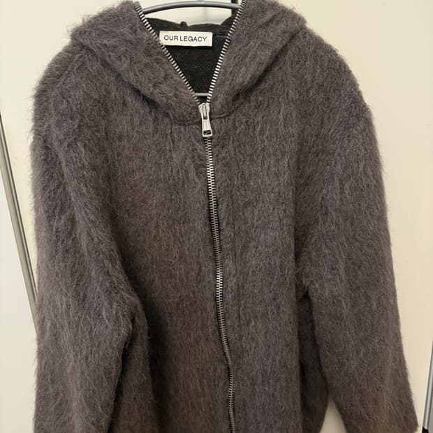 아워레가시 모헤어 드렁큰 후드집업48