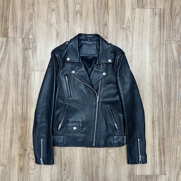 비바스튜디오 소가죽 라이더 자켓 우먼스