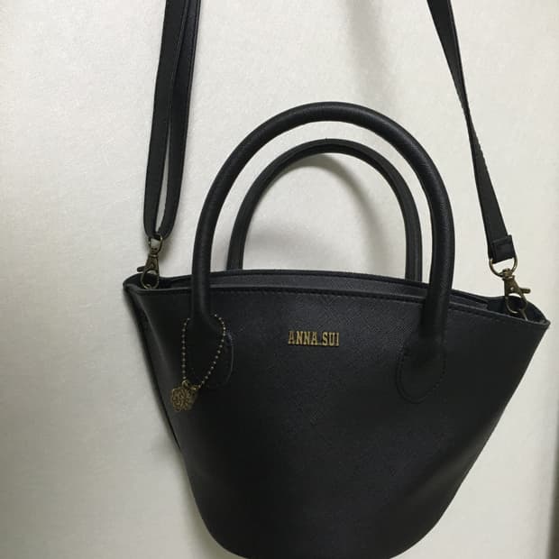 일본빈티지 안나수이 블랙 크로스백