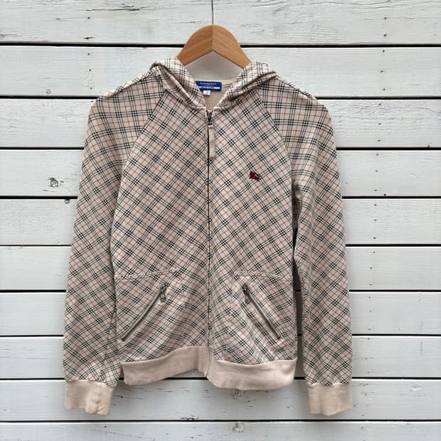 Burberry 버버리 체크 후드집업