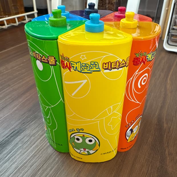 고전 개구리중사 케로로 비타스쿨 연필꽂이