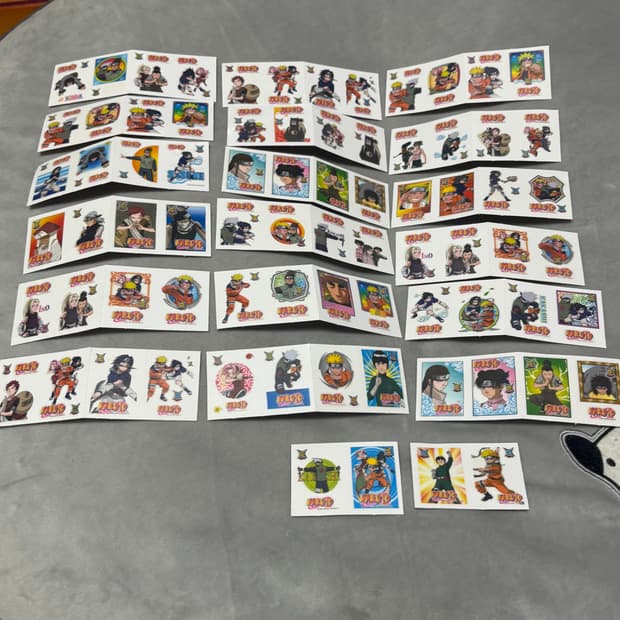 나루토 고전 씰스티커 96장