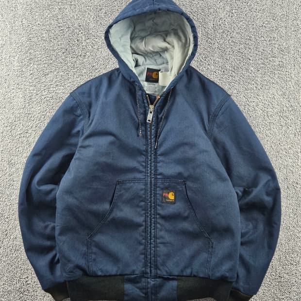 FR 칼하트 코튼캔버스 액티브 후드 워크 자켓 ( L추정 )/ 10928