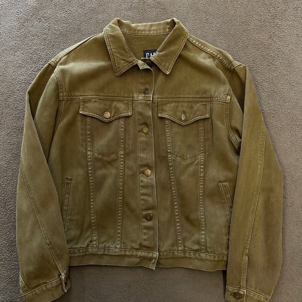 갭 빈티지 크롭 트러커 자켓 처분 