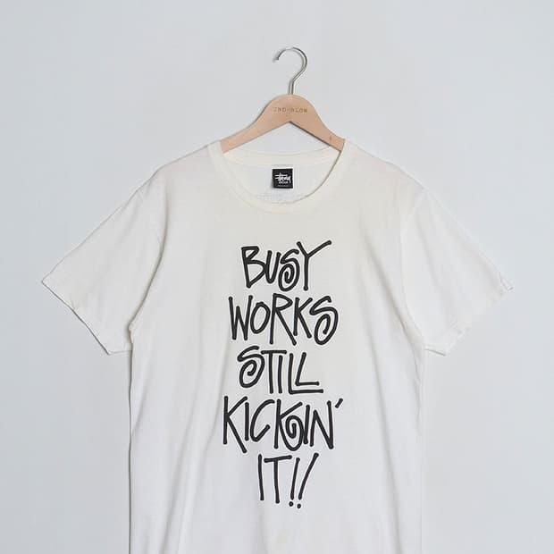 13ss Stussy x BAPE Print T-Shirts