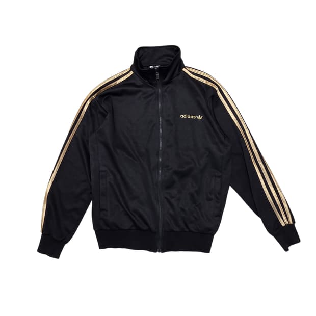 Adidas 아디다스 90s 일본 올드 빈티지 검/금 파이어버드 트랙탑