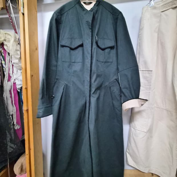 타임 원피스라인 트렌치코트