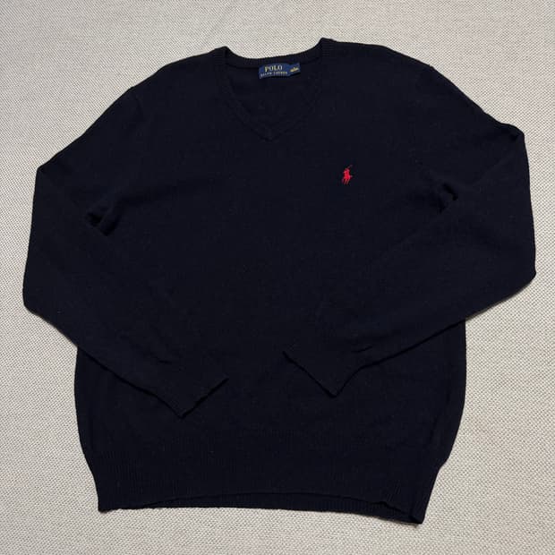 폴로 랄프로렌 브이넥 니트