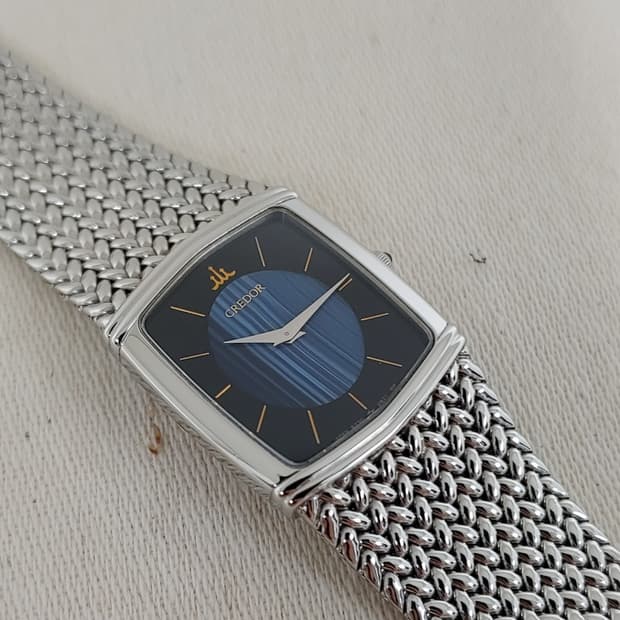 Credor 6730-5341 Blue Agate 빈티지 시계