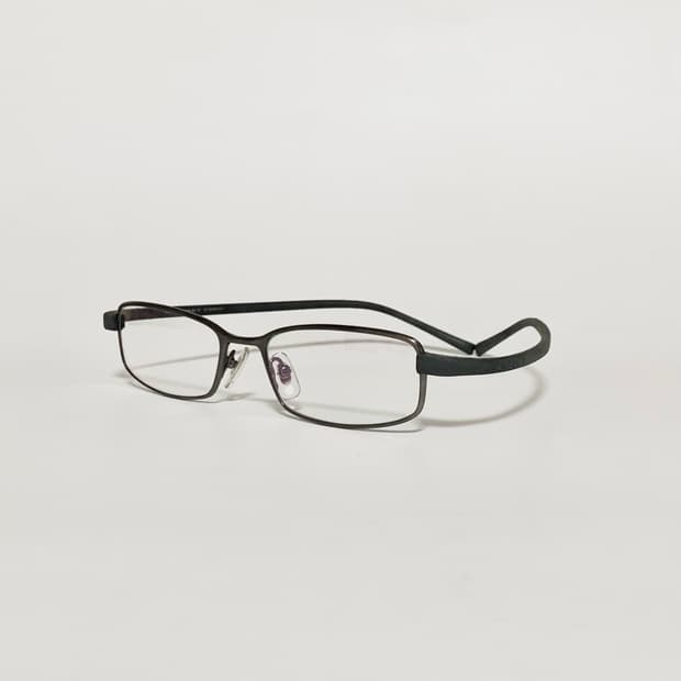 999 빈티지 슬림 직사각 안경 스포티 템플 초경량 데드스탁 픽키