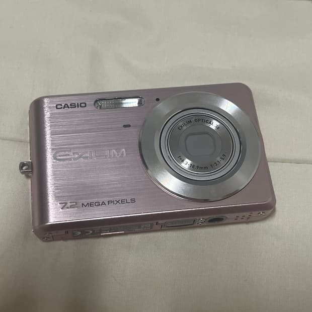 카시오 ex-z77 핑크 디지털 카메라 디카