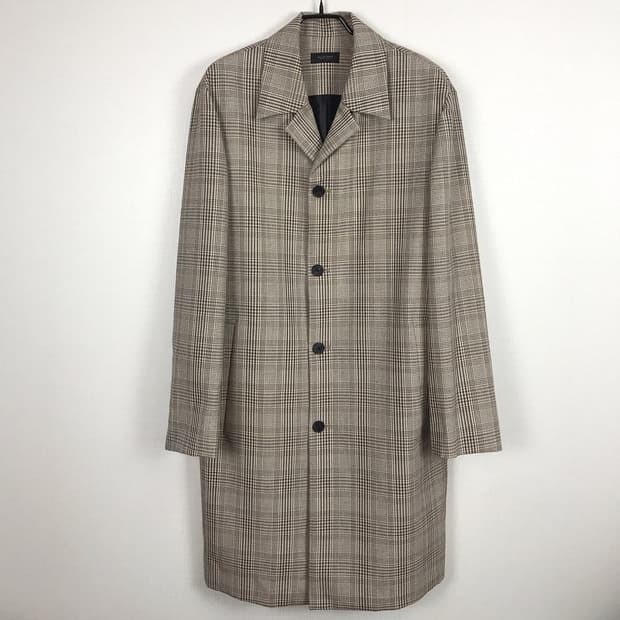 질스튜어트뉴욕 글렌 체크 맥코트 남성L