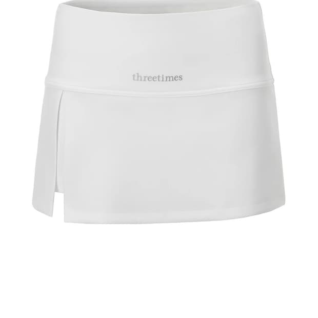구해요)threetimes athletic slit skirt 화이트 M