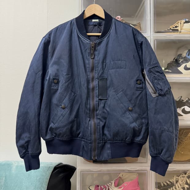 [2]아프레쎄 빈티지 실크 플라이트 자켓 (25AW ma-1)