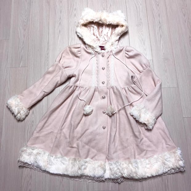 바디라인 Bodyline 로리타 네코미미 코트/고전 희귀 빈티지 로리타