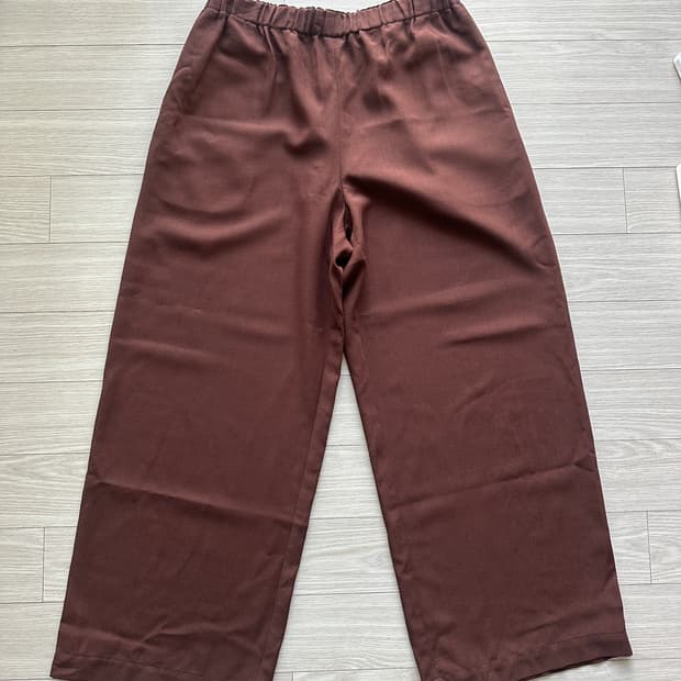 꼼데가르송 꼼데가르송 브라운 밴딩 와이드 팬츠