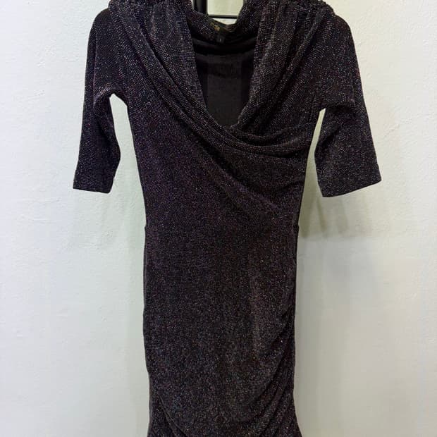 정품) maje 마쥬 블랙 반짝이 미니 원피스 1