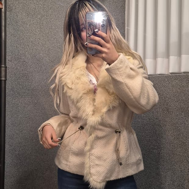VINTAGE FOX FUR JACKET 
