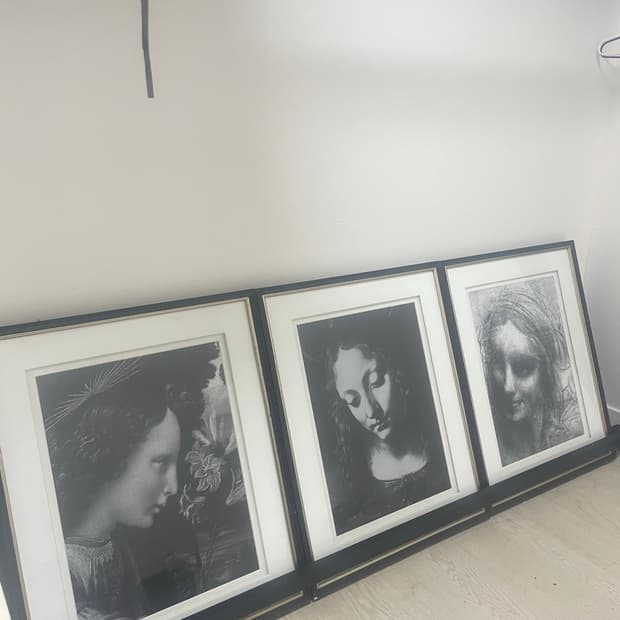 레오나르도 다빈치 공식 라이센스 정식 판화 작품 그림 4점