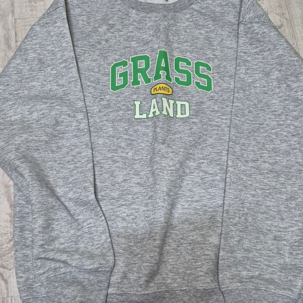 회색 그레이 맨투맨