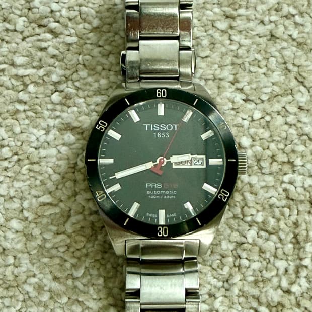 티쏘 PRS 516 오토매틱 메탈 시계